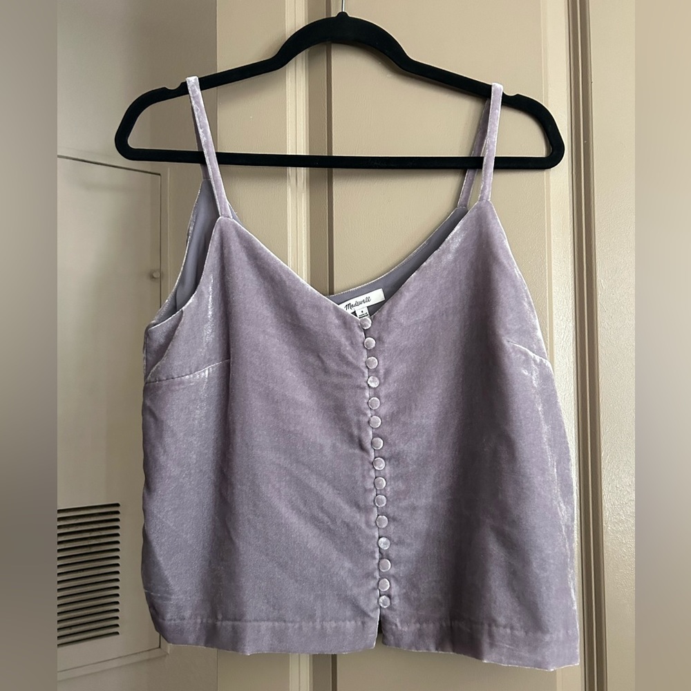 Velvet Tank Top. Lavender Haze Vibes